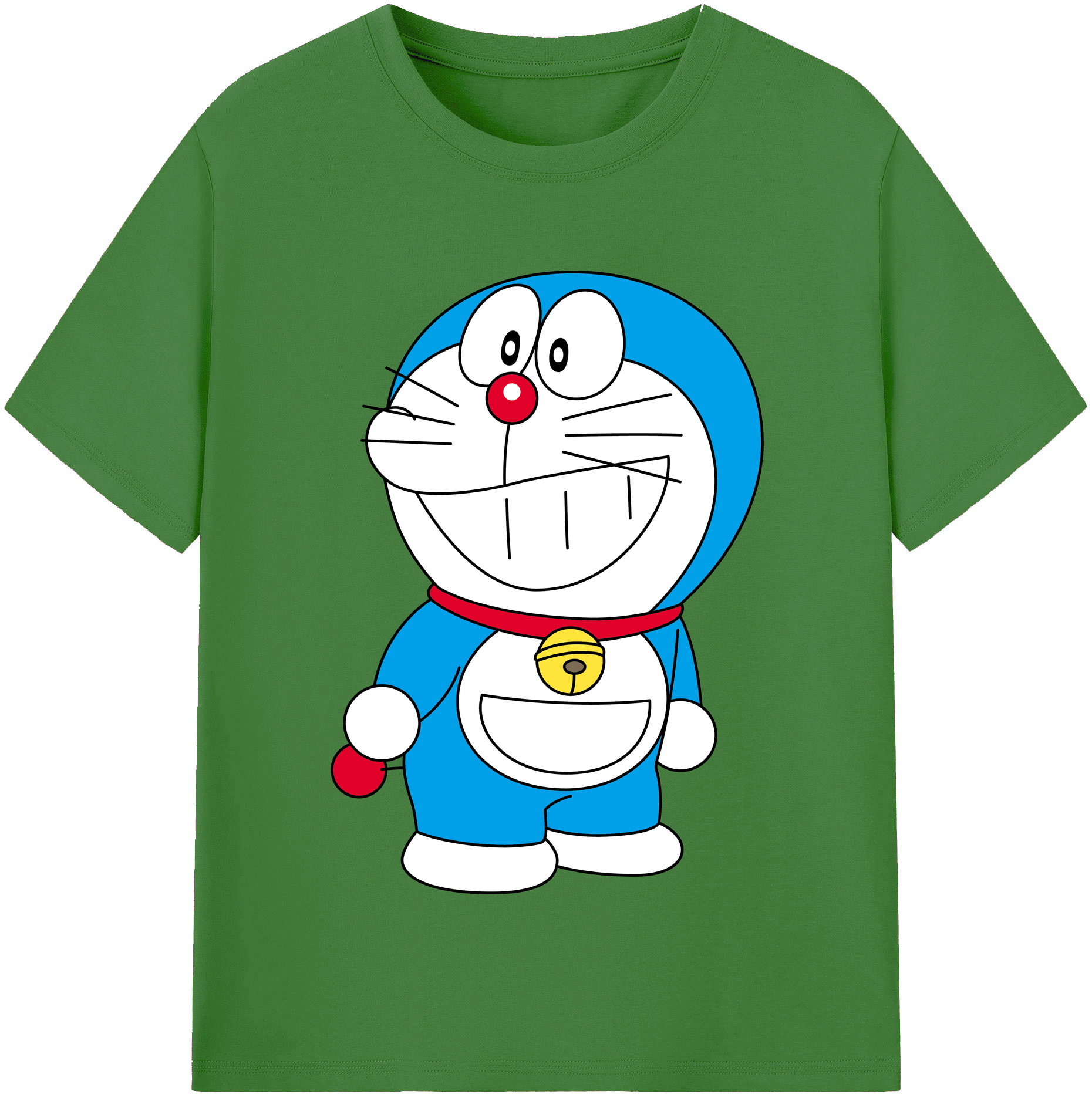 （画像用） ドラえもん Doraemon レディースカジュアルプリントTシャツ（綿100％）